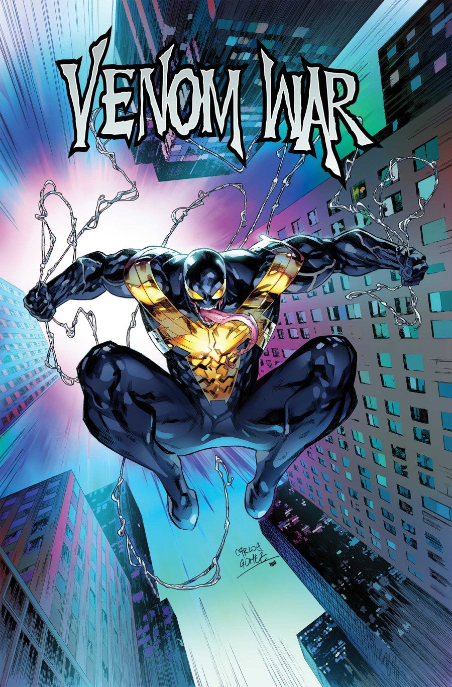 Venom War Omnibus HC Carlos Gómez DM Edition (FOC 6/28/2026) Sale Date: 12/8/2026