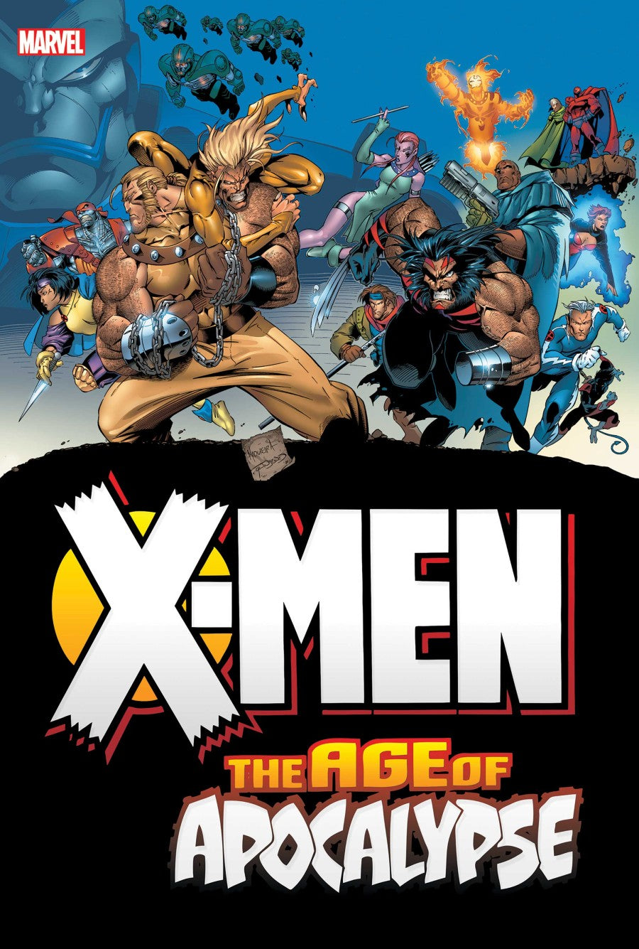 X-Men: Age Of Apocalypse Omnibus  Joe Madureira Cover New Printing (FOC 6/14/2026) Sale Date: 7/28/2026